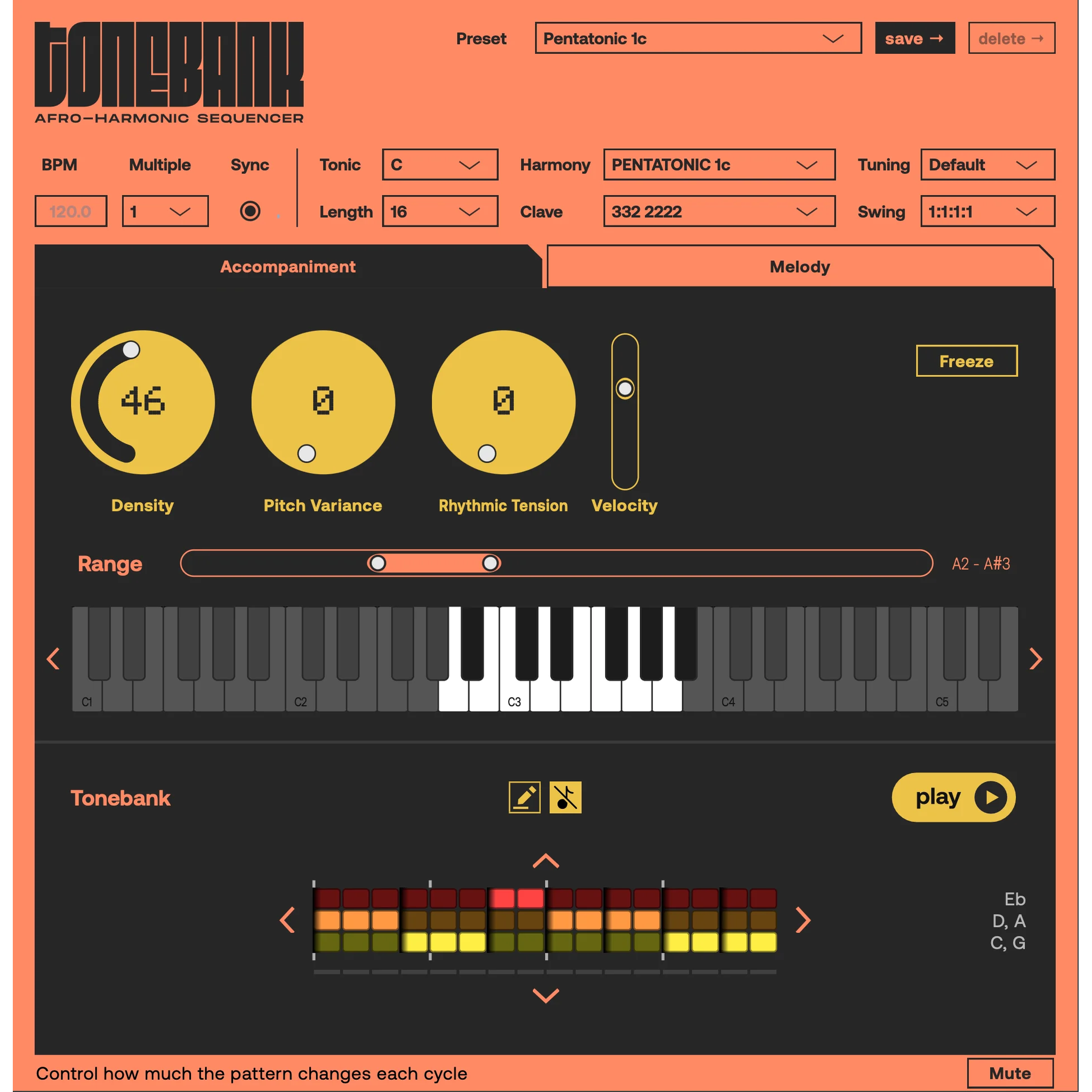 Tonebank Afro-Harmonic Sequencer